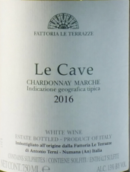 Fattoria Le Terrazze Le Cave Chardonnay IGT, Marches, Italy