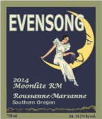 晚禱瑚珊-瑪珊白葡萄酒(Evensong Vineyards Roussanne-Marsanne, Oregon, USA)