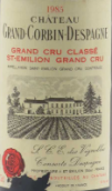 高班德城堡紅葡萄酒(Chateau Grand Corbin-Despagne, Saint-Emilion Grand Cru, France)