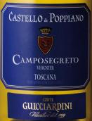 吉恰尔迪尼伯爵庄园卡斯特罗坡皮阿诺酒庄秘密营地白葡萄酒(Conte Guicciardini Castello di Poppiano Camposegreto Viognier, Toscana, Italy（IGT）)