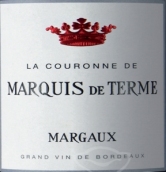 德達(dá)蒙侯爵莊園副牌干紅葡萄酒(La Couronne de Marquis de Terme, Margaux, France)