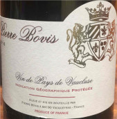 皮埃爾博維斯酒莊（沃克呂茲）干紅葡萄酒(Pierre Bovis, VDP Vaucluse, France)