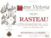 Cave de Rasteau Cotes du Rhone Villages 'Dame Victoria' Rouge, Rhone, France