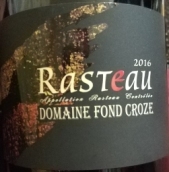 芳德克羅茲酒莊哈斯多紅葡萄酒(Domaine Fond Croze Rasteau, Rhone, France)