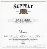 沙普圣彼得斯大西部西拉干紅葡萄酒(Seppelt St Peters Great Western Vineyards Shiraz, Australia)