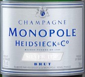 海德雪克銀頂極干型香檳(Heidsieck & Co Monopole Silver Top Brut, Champagne, France)