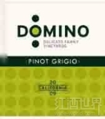 德利卡多米諾灰皮諾干白葡萄酒(Delicato Family Vineyards Domino Pinot Grigio, California, USA)