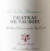 沃迪奧酒莊老瑚珊教皇新堡白葡萄酒(Chateau de Vaudieu Les Vieilles Roussanne, Chateauneuf-du-Pape, France)
