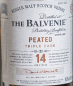 百富14年泥煤型三桶蘇格蘭單一麥芽威士忌(The Balvenie Aged 14 Years Peated Triple Cask Single Malt Scotch Whisky, Speyside, UK)