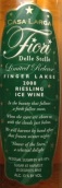 拉爾加星之花雷司令冰白葡萄酒(Casa Larga Fiori delle Stelle Riesling Ice Wine, Finger Lakes, USA)