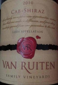 范盧騰家族酒莊赤霞珠-西拉干紅葡萄酒(Van Ruiten Family Vineyards Cabernet Sauvignon - Shiraz, Lodi, USA)