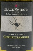 黑寡婦酒莊瓊瑤漿白葡萄酒(Black Widow Winery Gewurztraminer, British Columbia, Canada)