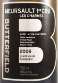 巴特菲爾德酒莊香牡（默爾索一級(jí)園）白葡萄酒(Butterfield Les Charmes, Meursault Premier Cru, France)