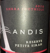 安迪斯戈得克園珍藏小西拉紅葡萄酒(Andis Wines Goedeck-Liu Vineyard Reserve Petite Sirah, Sierra Foothills, USA)