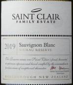 圣克萊爾酒莊懷勞珍藏長(zhǎng)相思白葡萄酒(Saint Clair Wairau Reserve Sauvignon Blanc, Marlborough, New Zealand)