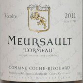 科榭-比佐拉酒莊奧繆（默爾索村）白葡萄酒(Domaine Alain Coche-Bizouard En l'Ormeau, Meursault, France)