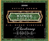 昆德CS山脊霞多麗干白葡萄酒(Kunde Family Winery C.S. Ridge Chardonnay, Sonoma Valley, USA)