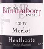 布魯姆布特山酒莊梅洛干紅葡萄酒(Mount Burrumboot Estate Merlot, Heathcote, Australia)