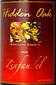 隱秘橡木酒莊仙粉黛干紅葡萄酒(Hidden Oak Winery Zinfandel, Paso Robles, USA)