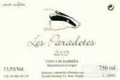 埃斯科達薩納胡哈酒莊百樂門紅葡萄酒(Celler Escoda-Sanahuja Les Paradetes, Conca de Barbera, Spain)