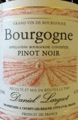 丹尼爾·拉爾熱酒莊黑皮諾紅葡萄酒(Domaine Daniel Largeot Bourgogne Pinot Noir, Burgundy, France)