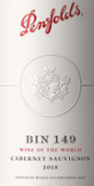 奔富Bin 149世界之酒赤霞珠紅葡萄酒(Penfolds Bin 149 Wine of the World Cabernet Sauvignon, South Australia, Australia)