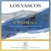 巴斯克酒莊克羅馬斯特級(jí)珍藏佳美娜紅葡萄酒(Los Vascos Cromas Gran Reserva Carmenere, Colchagua Valley, Chile)