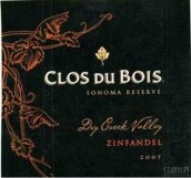 寶林酒堡干溪谷珍藏仙粉黛干紅葡萄酒(Clos du Bois Dry Creek Valley Reserve Zinfandel, Sonoma County, USA)