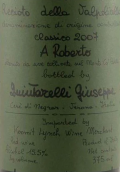 朱塞佩·昆達(dá)萊利酒莊A羅伯托經(jīng)典紅葡萄酒(Quintarelli Giuseppe A Roberto Recioto della Valpolicella Classico, Veneto, Italy)