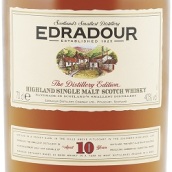 埃德拉多爾蒸餾廠版10年蘇格蘭單一麥芽威士忌(Edradour The Distillery Edition Aged 10 Years Highland Single Malt Scotch Whisky, Highlands, UK)