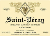 奧古斯特·克拉帕圣佩雷干白葡萄酒(Domaine Auguste Clape Saint-Peray Blanc, Rhone, France)