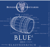 本尼迪斯藍色的平方系列蘭弗朗克紅葡萄酒(Beneduce Vineyards Blue2 Blaufr?nkisch, New Jersey, USA)
