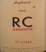 伊哥諾酒莊RC珍藏西拉干紅葡萄酒(Inglenook RC Reserve Syrah, Rutherford, USA)