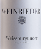 韋里德酒莊威斯堡格德白葡萄酒(Weinrieder Birthal Weissburgunder, Niederosterreich, Austria)