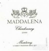 瑪達(dá)萊娜霞多麗干白葡萄酒(Maddalena Chardonnay, Monterey, USA)