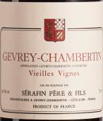 塞芬父子（热夫雷-香贝丹村）老藤红葡萄酒(Serafin Pere & Fils Vieilles Vignes, Gevrey-Chambertin, France)