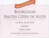 大衛(wèi)杜邦酒莊路易斯奧古斯特（上夜丘村）紅葡萄酒(David Duband Louis Auguste, Hautes Cotes de Nuits, France)