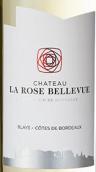 玫瑰貝樂(lè)維長(zhǎng)相思白葡萄酒(Chateau La Rose Bellevue Tradition Blanc, Premieres Cotes de Blaye, France)