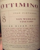 奧迪米諾酒莊馮惠得利園仙粉黛干紅葡萄酒(Ottimino Von Weidlich Vineyard Zinfandel, Russian River Valley, USA)