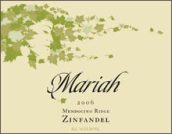 瑪利亞酒莊仙粉黛干紅葡萄酒(Mariah Vineyards Zinfandel, Mendocino Ridge, USA)