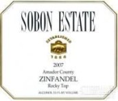 頌博巖石頂仙粉黛干紅葡萄酒(Sobon Estate Rocky Top Zinfandel, Amador County, USA)