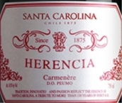 圣卡罗世纪传承干红葡萄酒(Santa Carolina Herencia, Central Valley, Chile)
