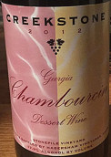 哈博沙酒莊溪石園甜紅葡萄酒(Habersham Creekstone Chambourcin Dessert Wine, Georgia, USA)