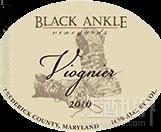 黑腳踝維歐尼干白葡萄酒(Black Ankle Viognier, Maryland, USA)