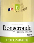 博格隆德鴿籠白干白葡萄酒(Bongeronde Colombard, France)