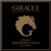 吉拉克奇酒莊珍藏黑皮諾干紅葡萄酒(Giracci Vineyards and Farms Reserve Pinot Noir, Paso Robles, USA)