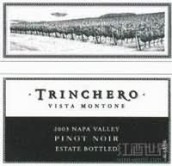 Trinchero Vista Montone Pinot Noir, Napa Valley, USA