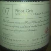 圣克萊爾戈弗雷溪珍藏灰皮諾白葡萄酒(Saint Clair Godfrey's Creek Pinot Gris Reserve, Marlborough, New Zealand)