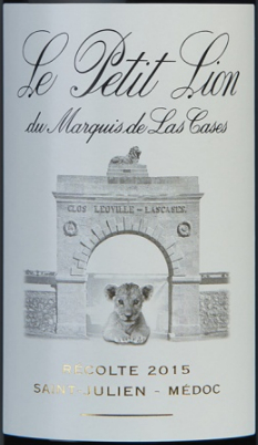 Le Petit Lion du Marquis de Las Cases, Saint-Julien, France-雄狮酒 