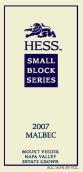 赫斯小區(qū)精選馬爾貝克干紅葡萄酒(Hess Small Block Series Malbec, Mount Veeder, USA)